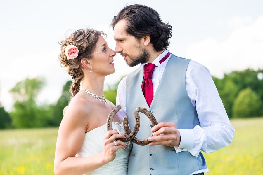 Hufeisen zur Hochzeit